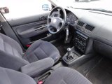 2000 Volkswagen Jetta GLS Sedan Black Interior
