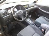 2004 Toyota Corolla S Black Interior
