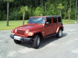 2009 Sunburst Orange Pearl Jeep Wrangler Unlimited Sahara 4x4 #48925338