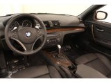 2010 BMW 1 Series 128i Convertible Black Boston Leather Interior