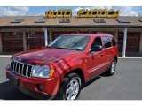 2005 Inferno Red Crystal Pearl Jeep Grand Cherokee Limited 4x4 #48925407