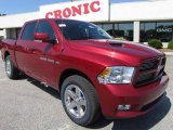 2011 Deep Cherry Red Crystal Pearl Dodge Ram 1500 Sport Crew Cab #48981036