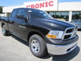 2011 Brilliant Black Crystal Pearl Dodge Ram 1500 ST Quad Cab #48981039