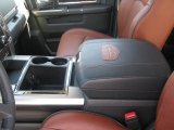 2011 Dodge Ram 3500 HD Laramie Longhorn Mega Cab 4x4 Dually Dark Slate Gray/Russet Brown Interior