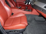 2007 BMW M5 Sedan Indianapolis Red Interior