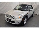 2011 White Silver Metallic Mini Cooper Convertible #48980753