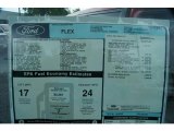2011 Ford Flex SEL Window Sticker