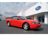 2004 Torch Red Ford Mustang V6 Convertible #48980940