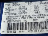 1997 Dakota Color Code for Brilliant Blue Metallic - Color Code: PCH