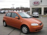 2005 Spicy Orange Metallic Chevrolet Aveo LT Hatchback #4901743