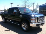 2008 Black Ford F350 Super Duty Lariat Crew Cab 4x4 #48981401