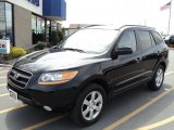 2008 Ebony Black Hyundai Santa Fe SE 4WD #49051192