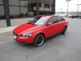 Passion Red Volvo S40 in 2006