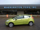 2011 Lime Squeeze Metallic Ford Fiesta SES Hatchback #49050993