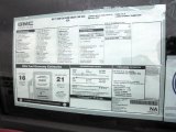 2011 GMC Canyon SLE Crew Cab 4x4 Window Sticker