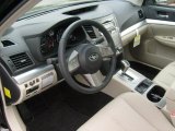 2011 Subaru Legacy 2.5i Premium Warm Ivory Interior