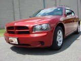 2007 Inferno Red Crystal Pearl Dodge Charger  #49050835