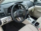 2011 Subaru Outback 2.5i Wagon Warm Ivory Interior