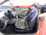 2003 Volkswagen New Beetle GLX 1.8T Convertible Black Interior