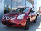 2010 Venom Red Nissan Rogue S AWD 360 Value Package #49091125