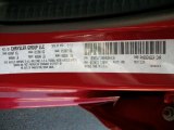 2011 Dodge Avenger Lux Info Tag