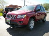 2011 Deep Cherry Red Crystal Pearl Jeep Compass 2.4 Latitude 4x4 #49091157