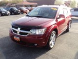 2009 Inferno Red Crystal Pearl Dodge Journey SXT AWD #49091039