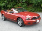 2010 Red Candy Metallic Ford Mustang V6 Premium Convertible #49091196