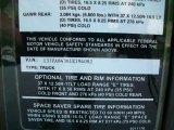 2001 Hummer H1 Wagon Info Tag