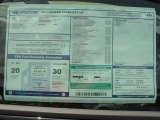 2011 Hyundai Genesis Coupe 2.0T Window Sticker