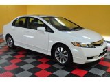 2009 Taffeta White Honda Civic EX Sedan #49136025