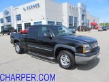 2004 Black Chevrolet Silverado 1500 Z71 Extended Cab 4x4 #49135517
