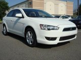 2008 Wicked White Mitsubishi Lancer ES #49135527