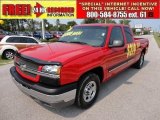 2003 Victory Red Chevrolet Silverado 1500 LS Extended Cab #49136138