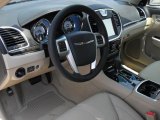 2011 Chrysler 300 Limited Black/Light Frost Beige Interior