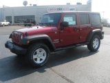 2011 Deep Cherry Red Jeep Wrangler Unlimited Sport 4x4 #49195286