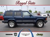 2001 Patriot Blue Pearlcoat Jeep Cherokee Sport 4x4 #49194958
