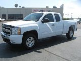 2011 Summit White Chevrolet Silverado 1500 LT Extended Cab 4x4 #49195333