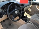 2000 Volkswagen Jetta GLS Sedan Beige Interior