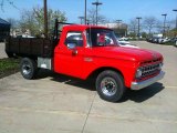 Red Ford F250 in 1965