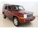 2008 Red Rock Crystal Pearl Jeep Commander Sport 4x4 #49245157