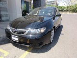 2008 Obsidian Black Pearl Subaru Impreza 2.5i Wagon #49245193