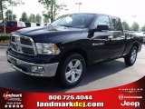 2011 Brilliant Black Crystal Pearl Dodge Ram 1500 Big Horn Quad Cab #49244758