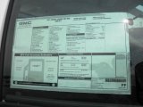 2011 GMC Sierra 2500HD Work Truck Regular Cab 4x4 Window Sticker