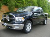 2011 Brilliant Black Crystal Pearl Dodge Ram 1500 Big Horn Crew Cab 4x4 #49245137