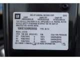 2003 GMC Yukon SLT Info Tag