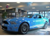 2012 Grabber Blue Ford Mustang Shelby GT500 SVT Performance Package Coupe #49299919