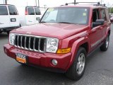 2010 Inferno Red Crystal Pearl Jeep Commander Sport 4x4 #49299730