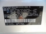 2011 RAV4 Color Code for Classic Silver Metallic - Color Code: 1F7