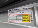 2011 Ford E Series Van E350 Commercial Info Tag